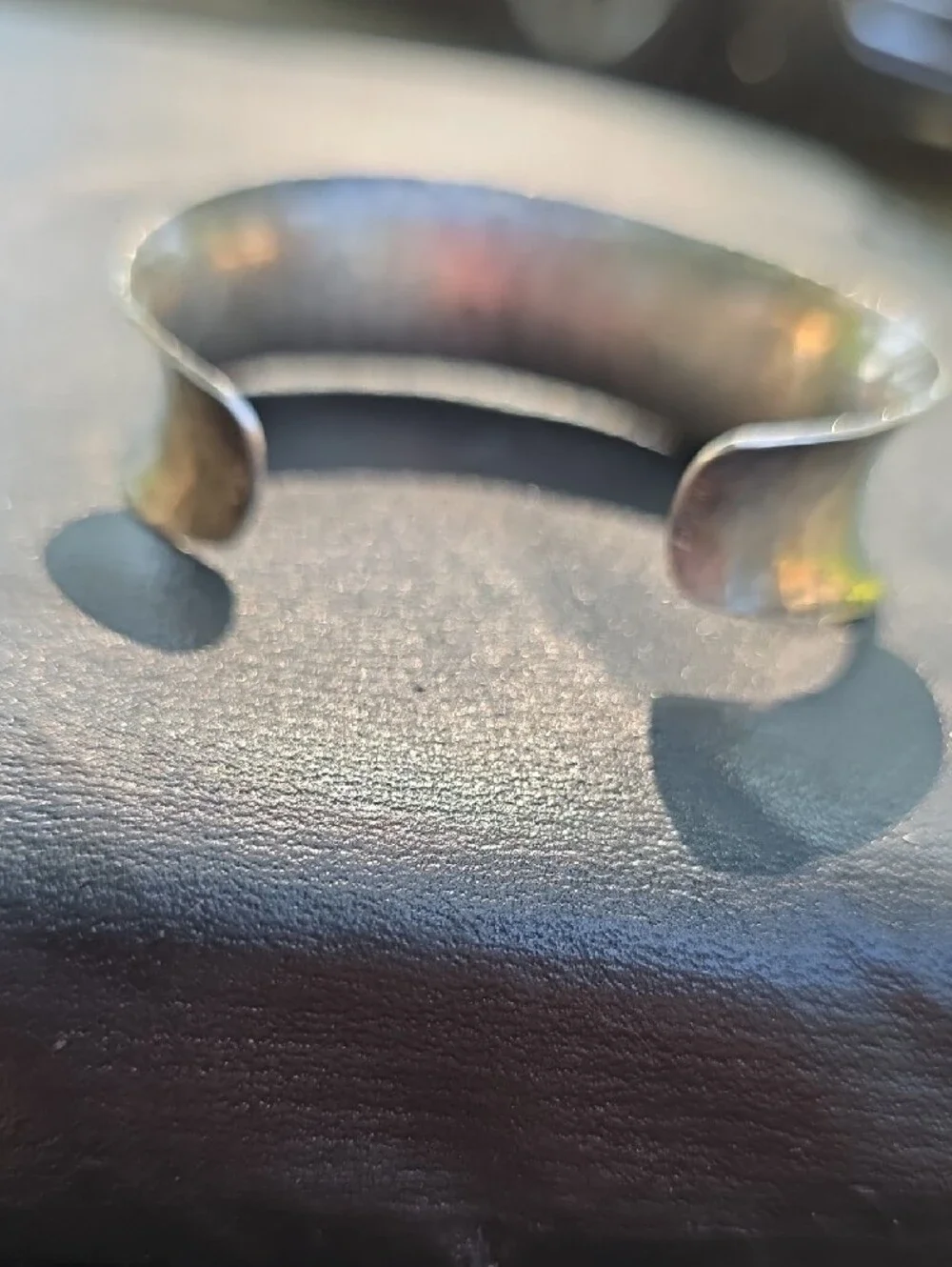 Silver Cuff Bracelet - Polished Metal Wearable